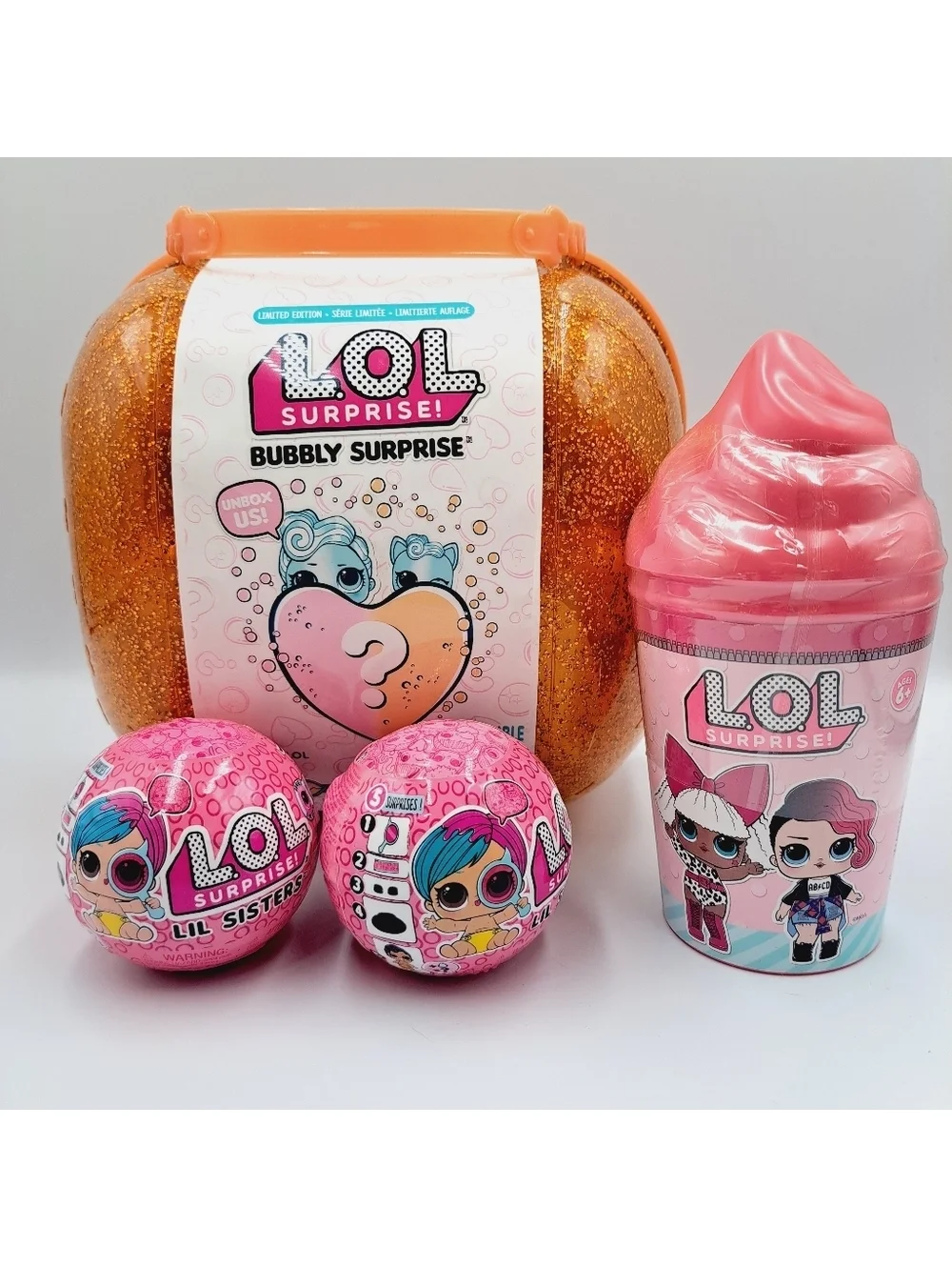 L.O.L. Surprise! Bubbly Surprise & Eye Spy Little Sister Limited Edition Bundle